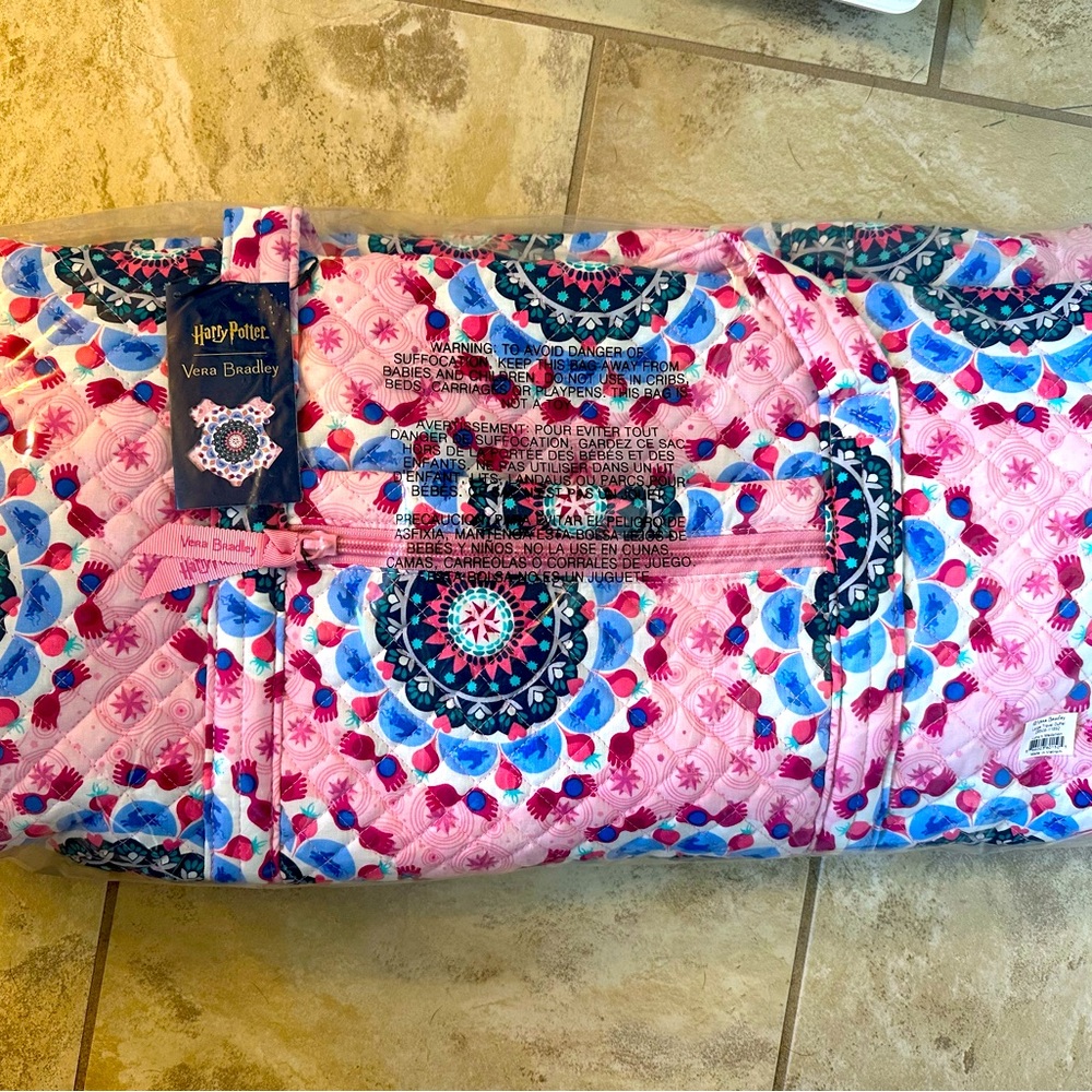 Vera Bradley Harry Potter Luna Lovegood large travel duffel NWT wrapped